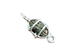1 Mukhi Indonesian Rudraksha in silver capping